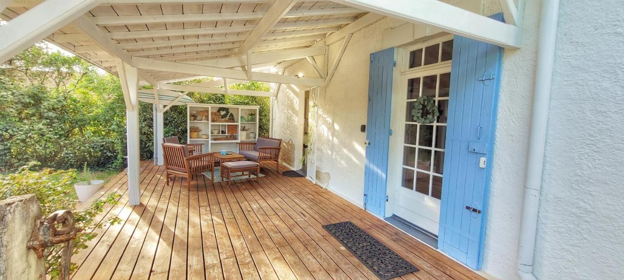 Charmante Maison Dans Les Landes X 10 Avec Piscine Et Salle D Escalade Lue Bagian luar foto