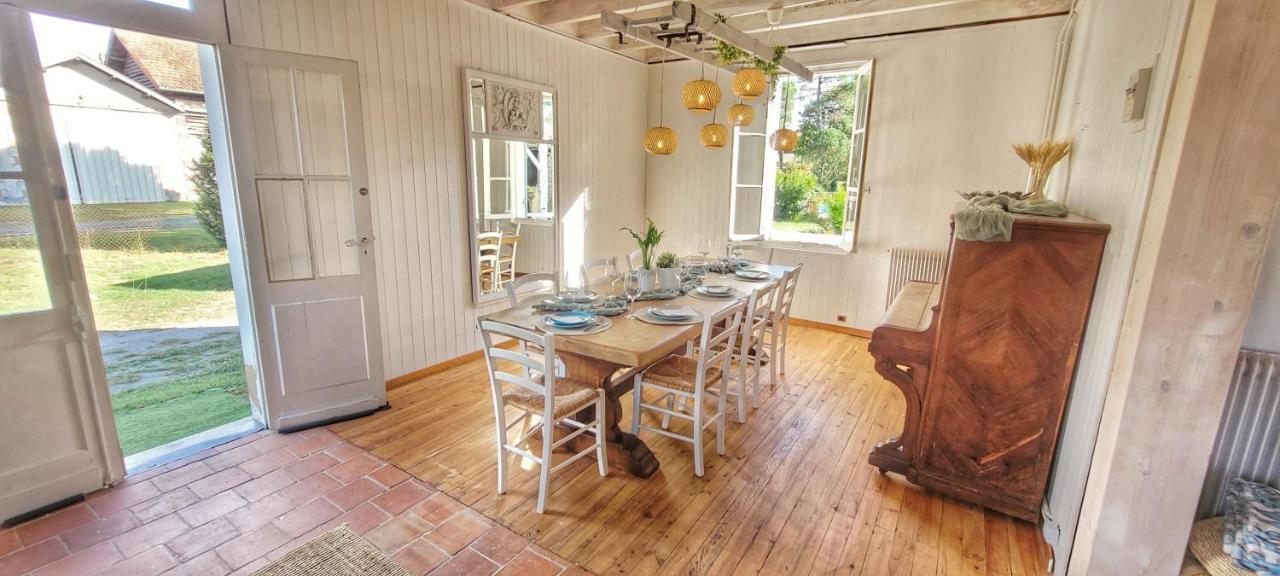 Charmante Maison Dans Les Landes X 10 Avec Piscine Et Salle D Escalade Lue Bagian luar foto