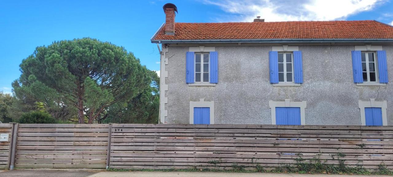 Charmante Maison Dans Les Landes X 10 Avec Piscine Et Salle D Escalade Lue Bagian luar foto