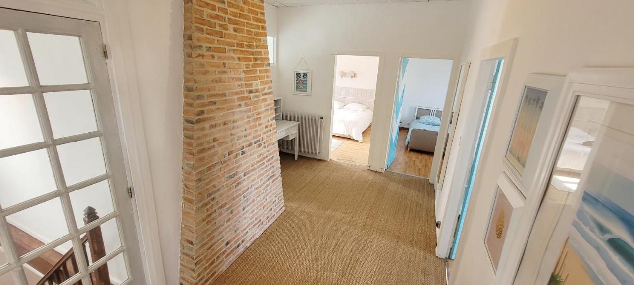 Charmante Maison Dans Les Landes X 10 Avec Piscine Et Salle D Escalade Lue Bagian luar foto