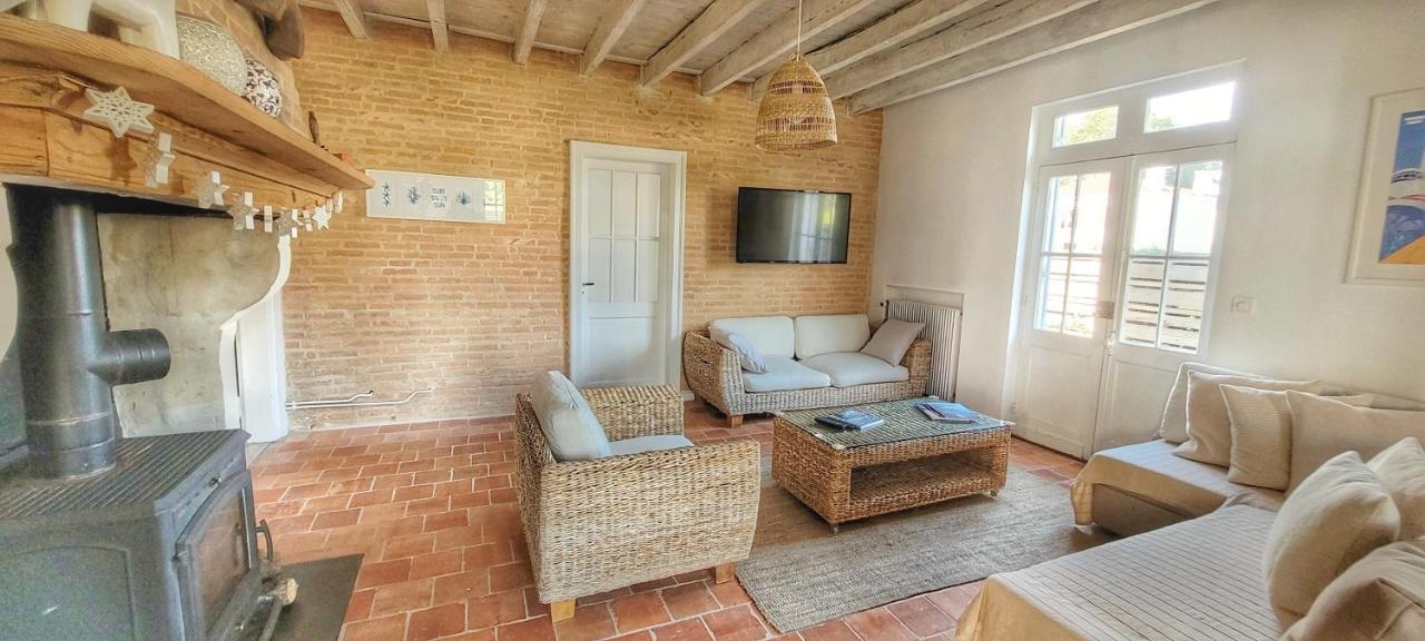 Charmante Maison Dans Les Landes X 10 Avec Piscine Et Salle D Escalade Lue Bagian luar foto