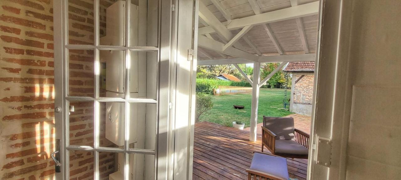 Charmante Maison Dans Les Landes X 10 Avec Piscine Et Salle D Escalade Lue Bagian luar foto