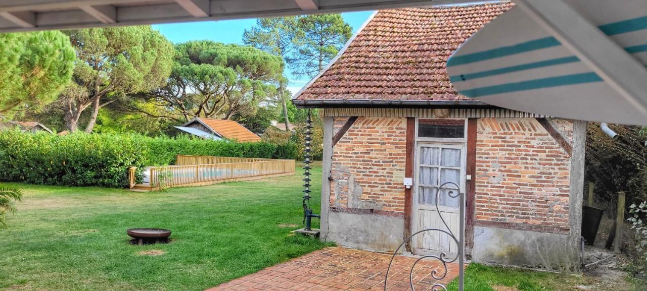 Charmante Maison Dans Les Landes X 10 Avec Piscine Et Salle D Escalade Lue Bagian luar foto