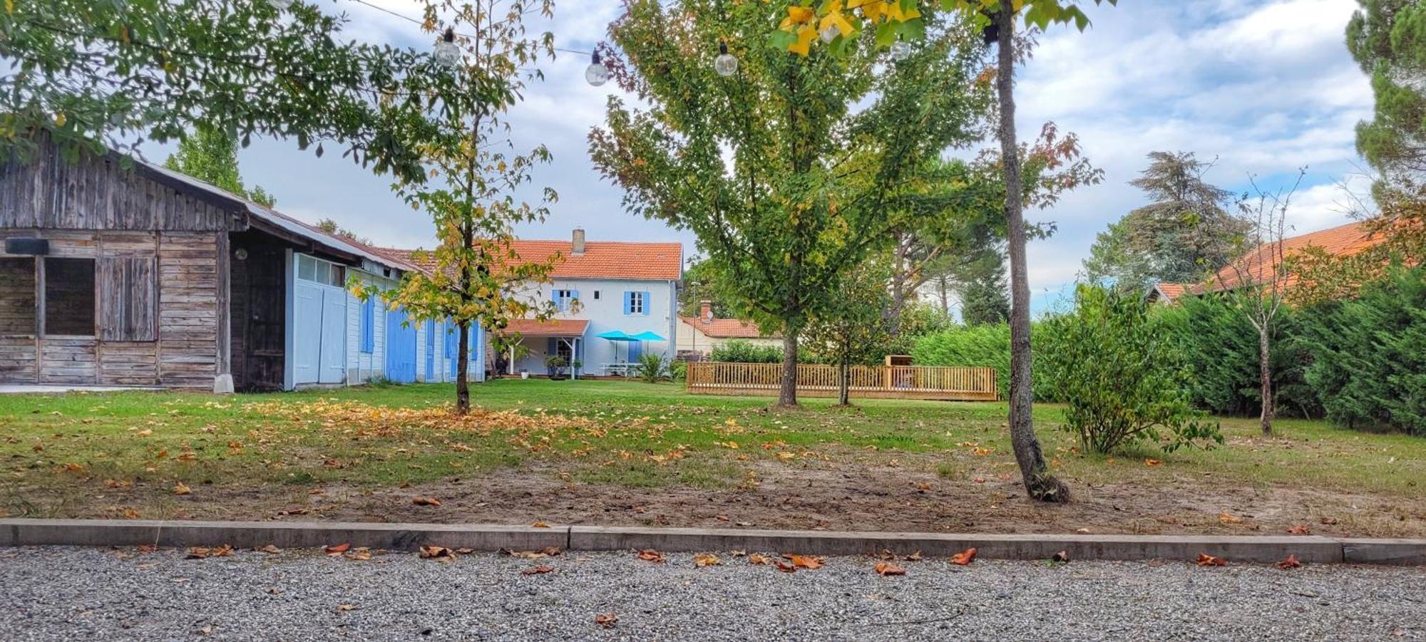 Charmante Maison Dans Les Landes X 10 Avec Piscine Et Salle D Escalade Lue Bagian luar foto